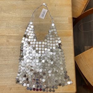12th Tribe Diana Silver Disco Dress